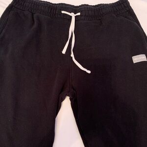 Men’s black L Hollister sweat pants. Like new.